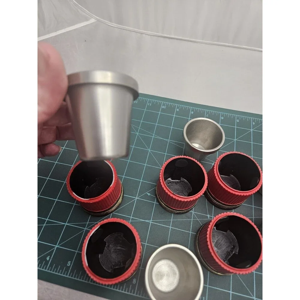 12 Gauge Shotgun Shell Shot Glass Pacific Giftware Lot of 5